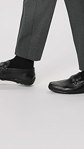 Buy Lee Cooper Men's LC7758D Black Formal Slip On Shoes_39EU at